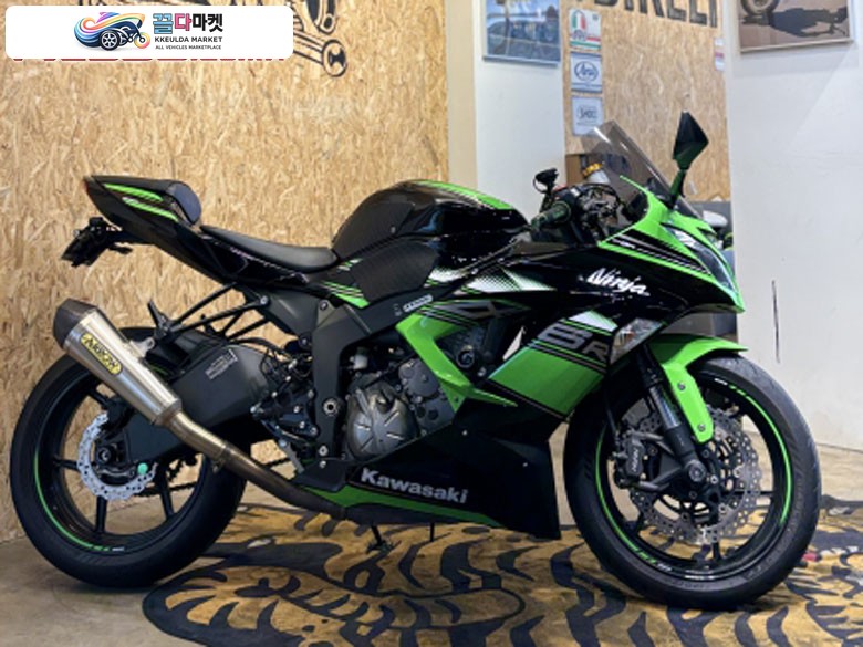 가와사키 닌자 6 R 2017년식 정비 잘되어있는 2017년식 가와사키 ZX-6R 판매합니다!