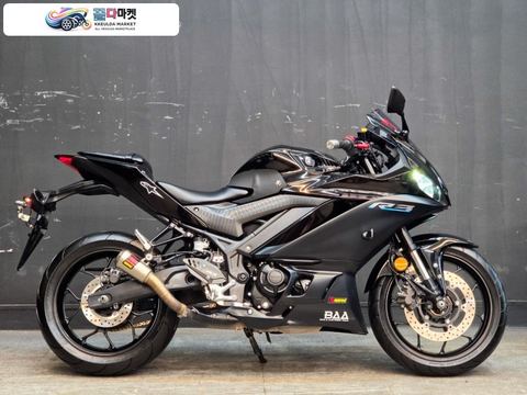 야마하 YZF R3 2023년식 R3 야마하 2023년식 21902KM 정품 아크라포빅 구변 깔끔한매물 판매합니다