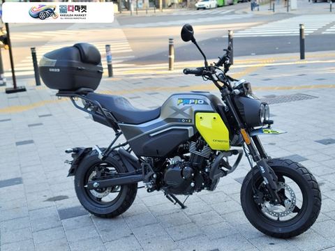 CF모토 파피오 XO-2 2024년식 ［신차 60만원 할인행사+엔진가드무상장착 ］파피오 XO-2 24년식 그레이옐로/다른 옵션은 별도/ 매입대차가능/카드12~22개월무이자가능