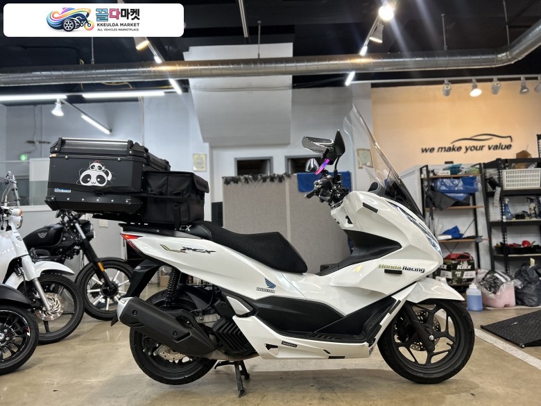 혼다 PCX 125 ABS 2024년식 [모터랙] 혼다 PCX125 ABS 24년식 8천KM 엔진 신차급 컨디션 무사고
