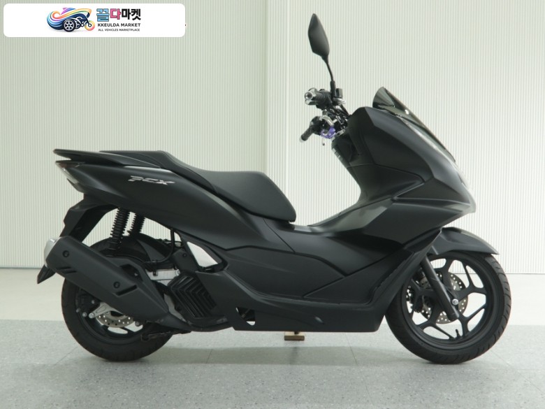 혼다 PCX 125 ABS 2022년식 운행거리 161km 실화   보관용 맷블랙 피식이