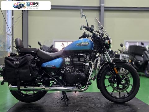 로얄엔필드 메테오 350 2022년식 로얄엔필드 메테오350 22년식 2만km 블박2채널 짧은키로수 최저가 판매합니다.