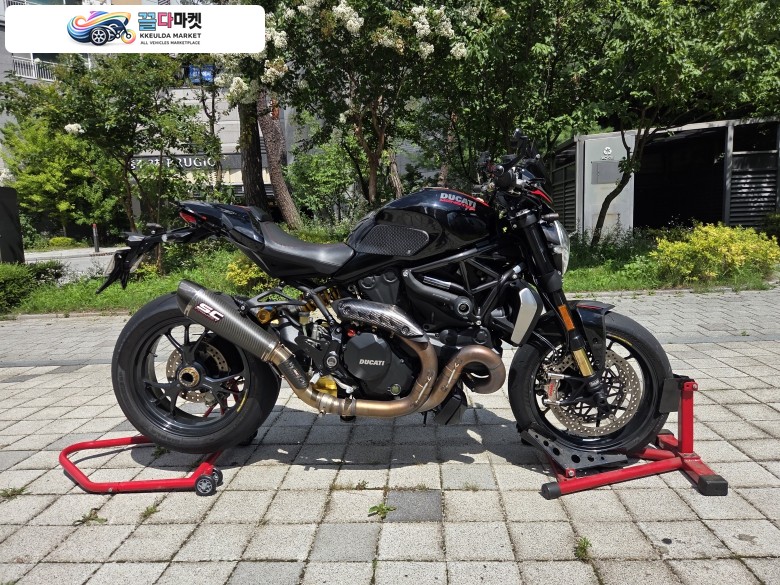 두카티 몬스터 1200 R 2016년식 몬스터 1200R 풀옵션 강력한거 팝니다.