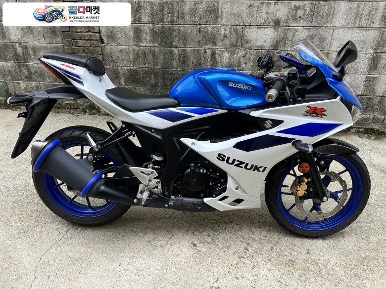 스즈끼 GSX R 125 ABS 2025년식 SUZUKI GSX-R125 블루 25년식 10,620km 소모품올교체완료