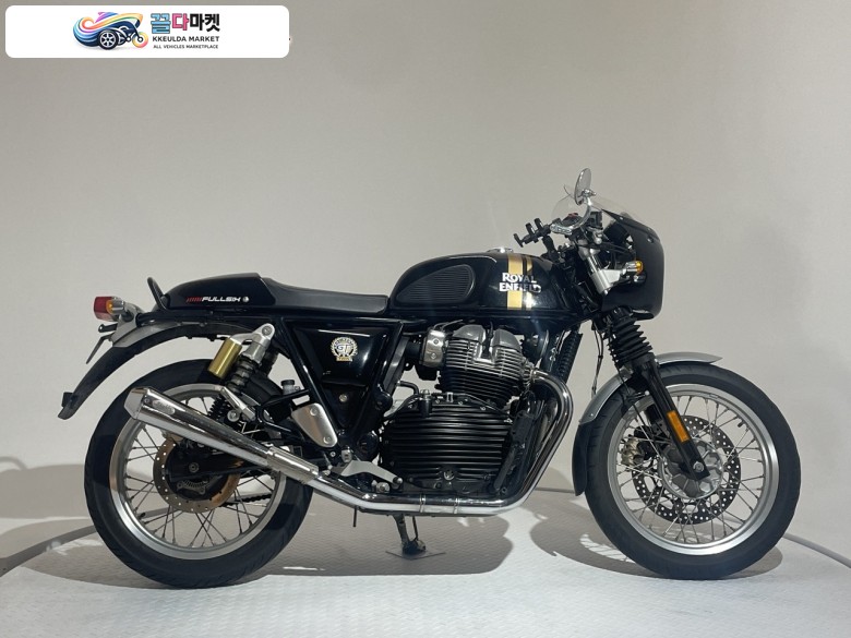 로얄엔필드 컨티넨탈 GT 650 2020년식 [바이크스테이션] 정비예정차량 점검완료 디아블로머플러구변완료 엔진가드 USB충전기 핸드폰거치대