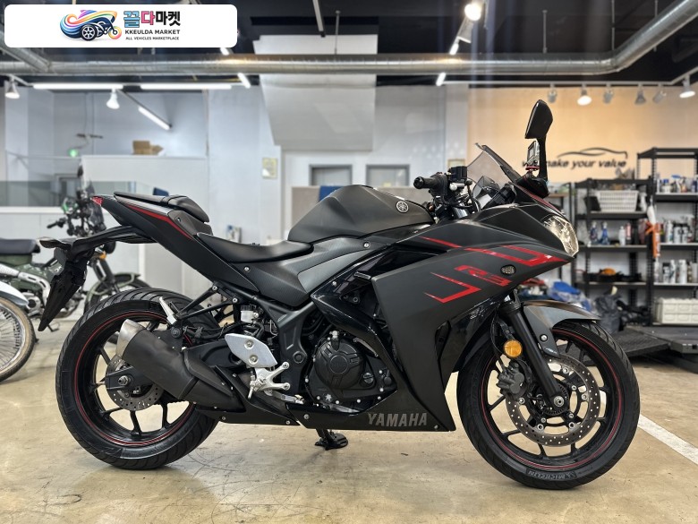 야마하 YZF R3 2017년식 [모터랙] YZF-R3 17년 8천KM 무사고 실키로수 R3 야마하R3