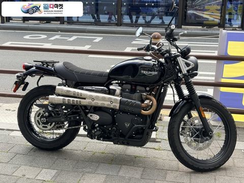 트라이엄프 스크램블러 2025년식 부산 트라이엄프 스크램블러900 쟈드머플러 구변완료 차량 판매합니다.