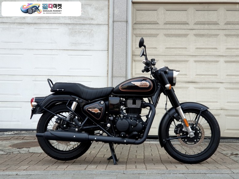 로얄엔필드 불렛 350 2024년식 몽키바이크 - 24년식 로얄앤필드 불렛350 (S+급!신차급!1인신조!무사고!무꿍!1400KM실키로수!) 오토바이매입!대차가능!전국바이크매입!