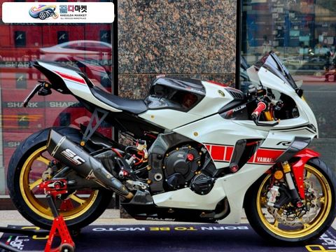 야마하 YZF R1 2022년식 YAMAHA YZF-R1 60th Anniversary 마지막 알원 라이테크, 풀식스, SC프로젝트, 오즈레이싱까지 SBK사양 풀 옵션 바이크