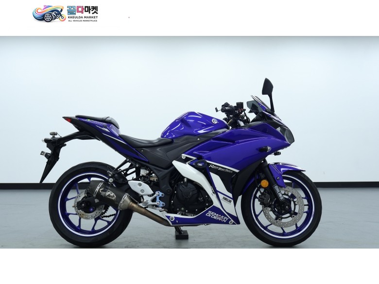 야마하 YZF R3 2017년식 [ 매버릭바이크 ] / M4 풀배기와 200만원 상당 옵션! 야마하 R3 판매합니다.
