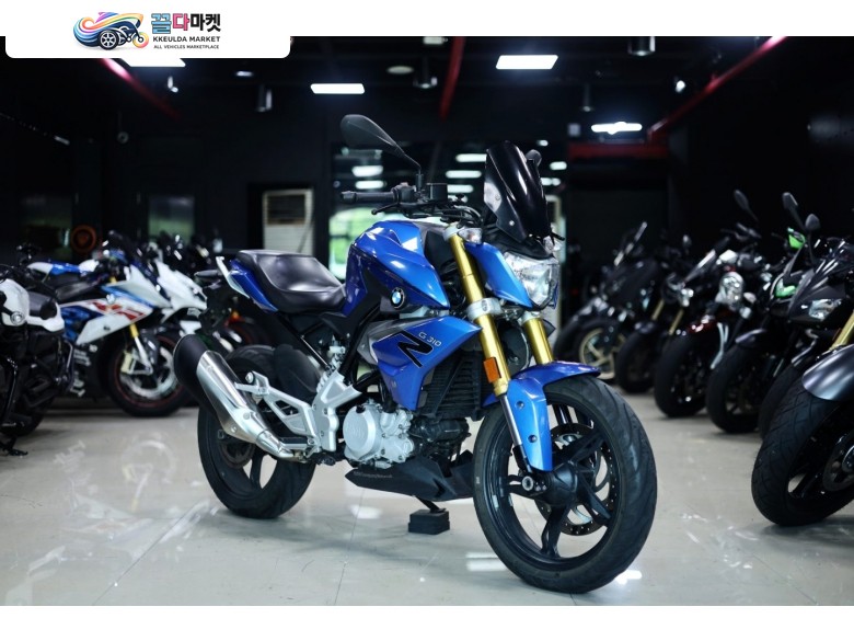 BMW G 310 R 2018년식 짧은 키로수를 자랑하는 무사고 깔끔한 스포츠 네이키드 매물입니다.