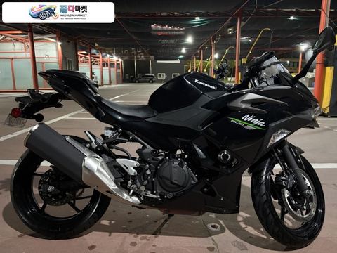 가와사키 닌자 500 R 2024년식 가와사키 닌자 500 abs 24년식10월 짧은 거리 검정색상 판매합니다