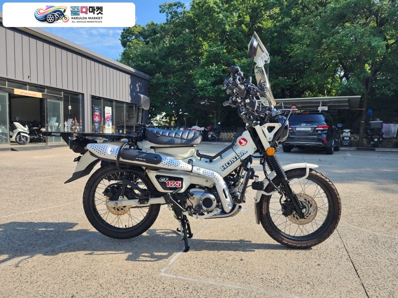 혼다 헌터커브 125 2025년식 [중고] 2025년식 혼다 CT125 베이지 | 신차급 1,800km 풀튜닝 끝판왕 판매