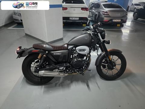 한솜바이크 베네트 125 2023년식 한솜 베네트 125cc 클래식 바이크