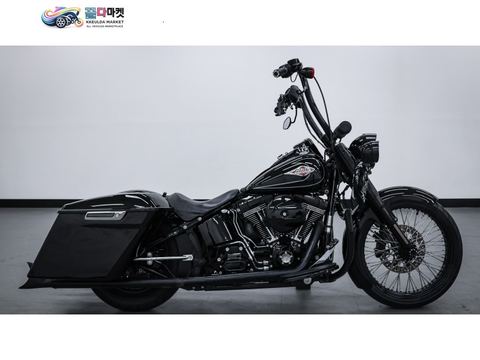 할리데이비슨 소프테일 슬림 2016년식 [ 584 바이크 ] / 21인치 마차휠과 피쉬테일 머플러로 완성한 더티스타일 커스텀! 할리데이비슨 소프테일 슬림 S 판매합니다.