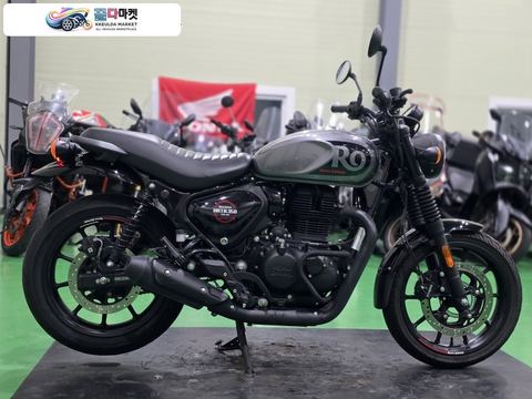 로얄엔필드 헌터 350 2023년식 로얄엔필드 헌터350 23년식 1만km연식대비 짧은키로수 최저가 판매합니다