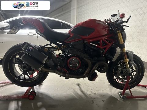 두카티 몬스터 1200 S 2017년식 두카티 몬스터 1200s 풀튜닝차량 판매 리조마 브렘보 마르케지니 등등 데스모완료