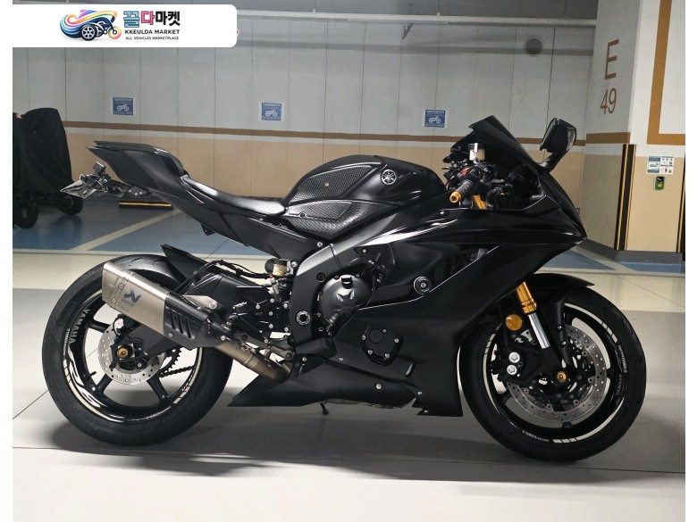 야마하 YZF R6 2019년식 [2019 R6] 아크라포빅 레이저각인 풀배기 / 구조변경 완료 / 50,464km