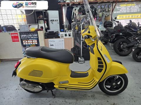 베스파 GTS 125 LQ ABS 2019년식 베스파 GTS125 2019년식 사틴옐로 판매합니다.