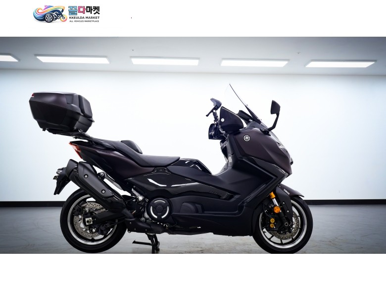 야마하 티맥스 560 2025년식 [ 584바이크 ] / 25년식 3,200km 저주행! 탑박스·배틀가드까지 갖춘 야마하 티맥스560 판매합니다.