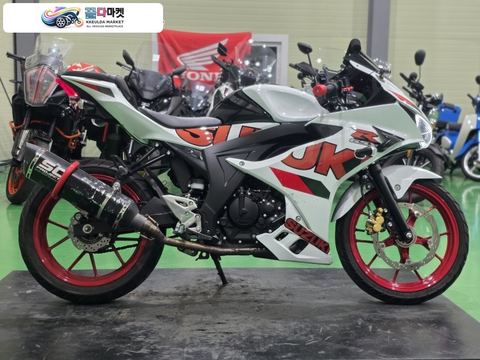 스즈끼 GSX R 125 ABS 2025년식 스즈키GSXR125 25년식 1만km 깔끔한 셋팅 최저가 판매합니다.