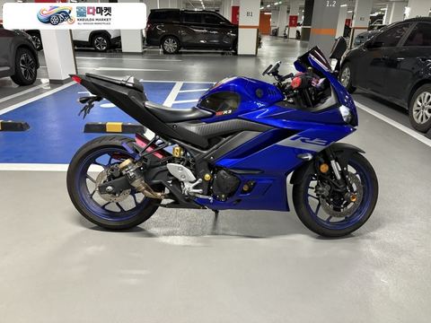 야마하 YZF R3 2020년식 20년식 R3 블루 세미튜닝(머플러 구변완)
