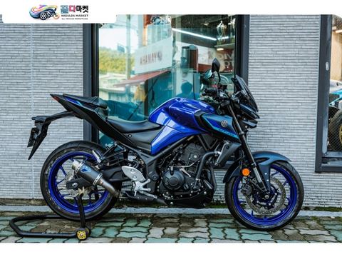 야마하 MT 03 2024년식 24 MT-03 26년 7월 출고 보증 잔존 퀵 시프터&머플러 장착