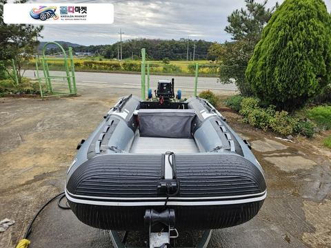 국산기타 고무보트 2016년식 스네이크헤드보트/머큐리선외기/장보고트레일러 세트 판매합니다.