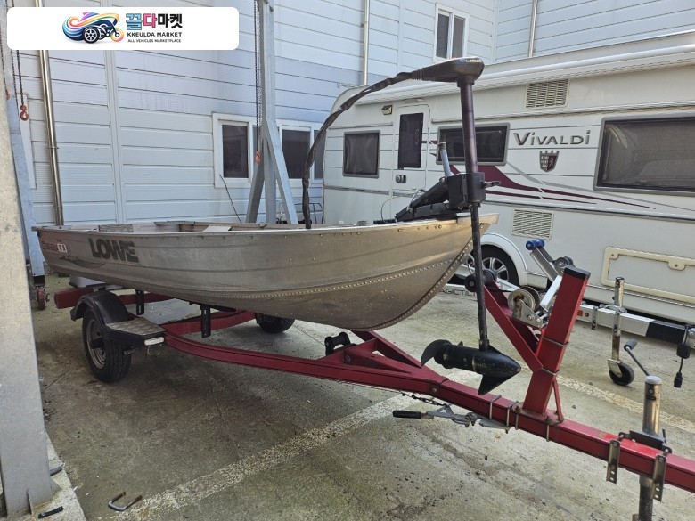 로위 L 1232 2005년식 LOWE V1256 알루미늄 보트 + 도하츠 9.8마력 + 무등록추레라 + 풋가이드 