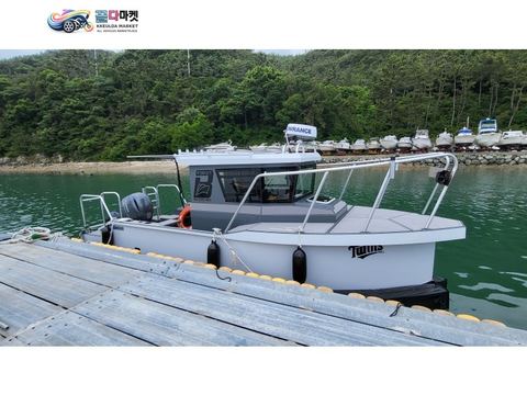 국산기타 낚시보트 2024년식 국내제조 알루미늄 포세이돈 720 모델 퍼펙트보트 24ft급