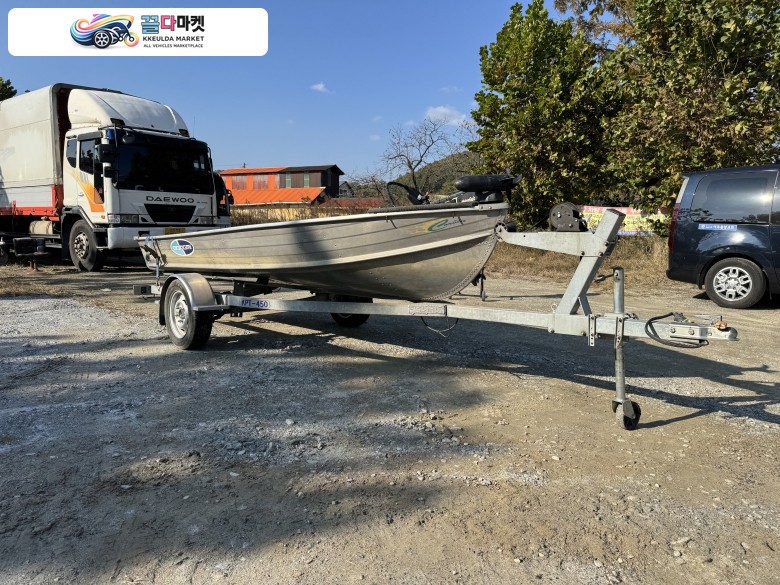 로위 AN 165 S 1990년식 배스보트 14피트, KPT-450 트레일러 팝니다.각개가능합니다.
