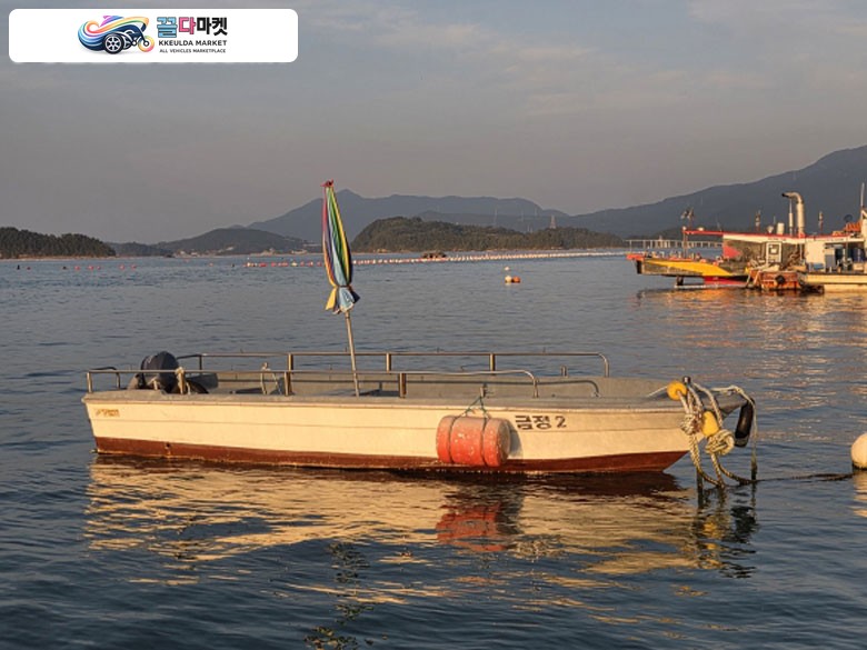 국산기타 레져형보트 2018년식 영업중인 선외기 판매합니다