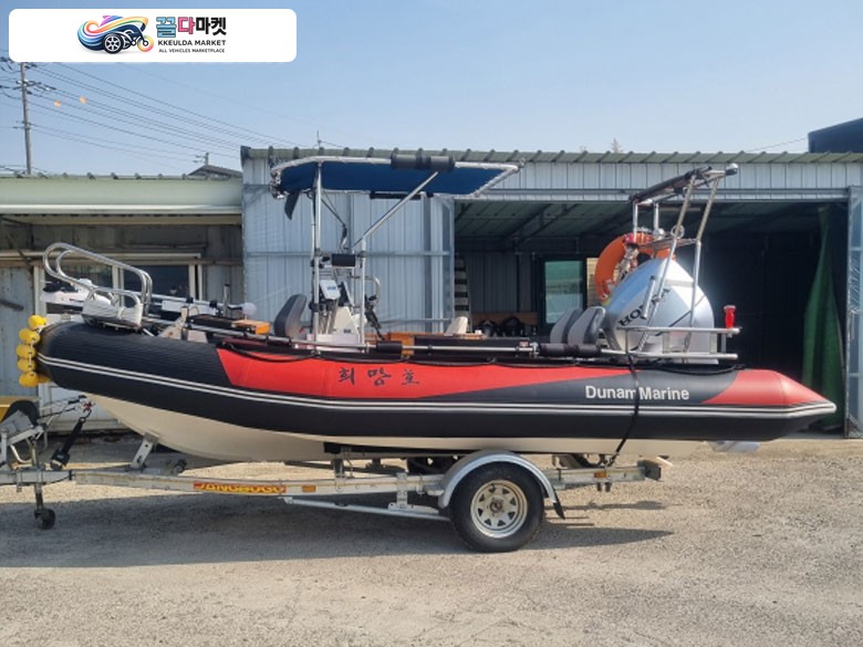두남마린 DM560 2019년식 두남마린550콤비 장보고트레일러 판매합니다