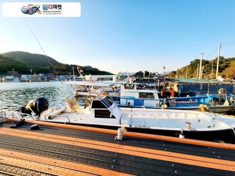 국산기타 낚시보트 2022년식 레져선 1.98톤 선외기 350마력 판매합니다. (기루있고.선실 있습니다.)