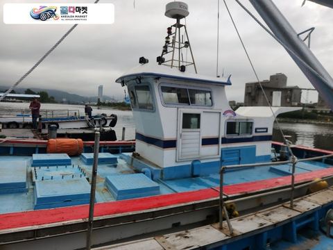 국산기타 작업선 2017년식 9.16톤 얀마 600마력 1억4천5백에 팝니다.