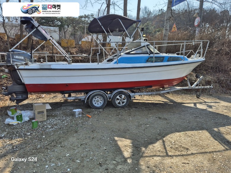 야마하 YFR 27 2000년식 하우스보트 레저선팝니다