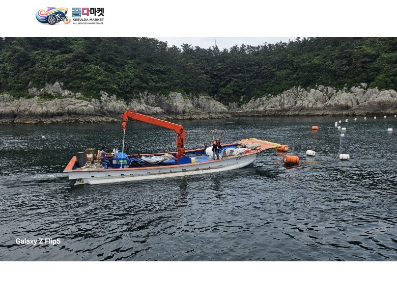 국산기타 작업선 2004년식 어장관리선 저렴하게 팝니다 (허가별도구매가능)