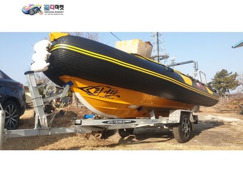 국산기타 고무보트 2022년식 싸프로마린 430 , 등록트레일러 포함