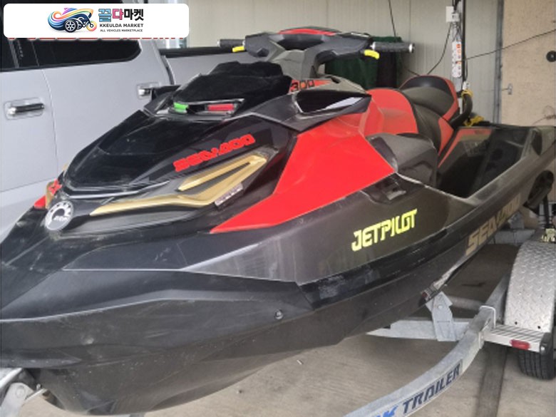 씨두 RXT X 300 RS 2019년식 rxt300 아이언맨 판매합니다.  트레일러 포함