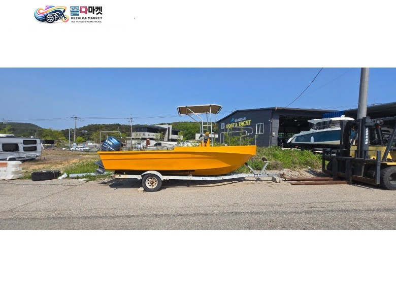 국산기타 낚시보트 2025년식 18피트 야마하 4싸이클 80 마력