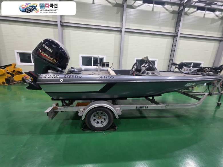 스키터 SK 1700 2015년식 스키터 (SK-1700) 선채 + 야마하 V-MAX 165마력 엔진, 장보고 트레일러, 셋트로 판매