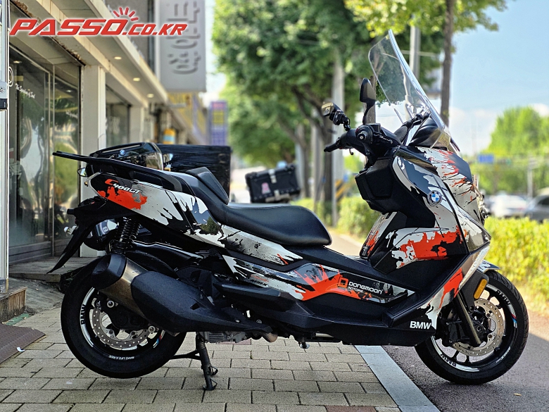 BMW C 400 GT 2022년식 [수원동문모터스] 새 엔진 보증교환! 카오디오 작업 3000km 주행 c400gt 판매합니다.