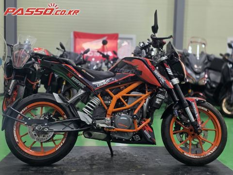 KTM 390 듀크 2016년식 KTM듀크390 16년식 3만km 연식대비 짧은키로수 최저가 판매합니다.
