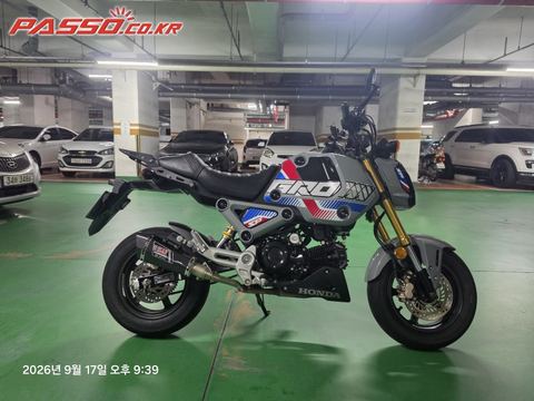 혼다 MSX 125 그롬 2021년식 머플러 구조변경된 그롬 125팝니다
